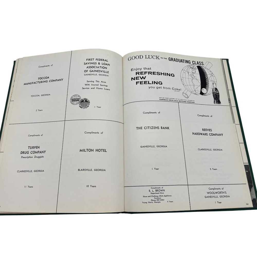 Vintage 1961 Young Harris College Enotah Yearbook Hardcover Georgia College Life - Picture 7 of 10